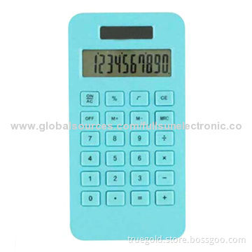 10-digit small solar calculator, made of cornNew